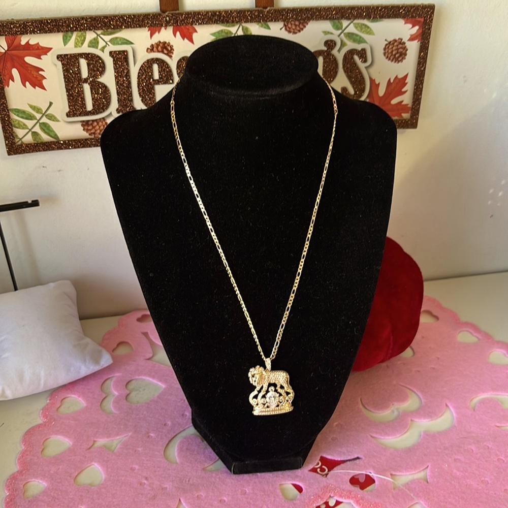 Cadena 18 k gold plated de Leon